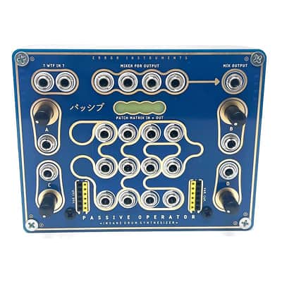 Error Instruments Passive Operator Desktop Drum Synth (Blue) image 2