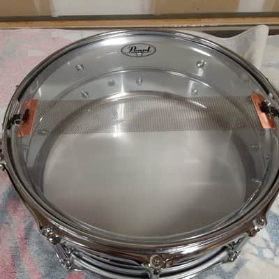 Pearl Pearl Custom Alloy Sensitone 10 Lug chrome steel snare image 6
