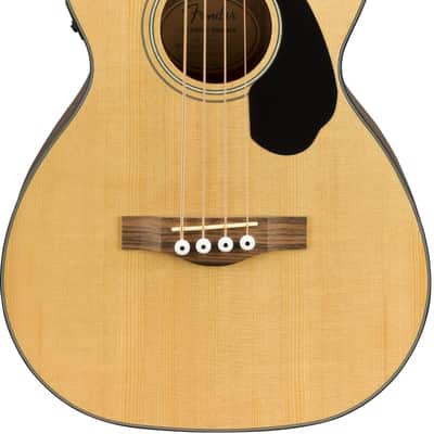 Fender CB-60SCE Acoustic Bass. Laurel FB, Natural image 8