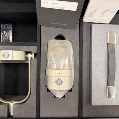 Neumann M 49 V Large Diaphragm Multipattern Tube Condenser Microphone 2022 - Present - Nickel image 1