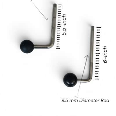 Immagine Dolby R9 PRO Combo Single Tom/Boom Cymbal Stand 9.5 10.5 12.7 mm Rod - 3