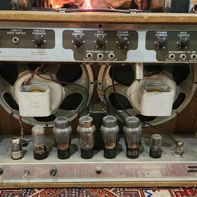 RARE! Silvertone (Danelectro) 1336 All Tube 50 Watt 212 Combo 1954-56 USA image 7