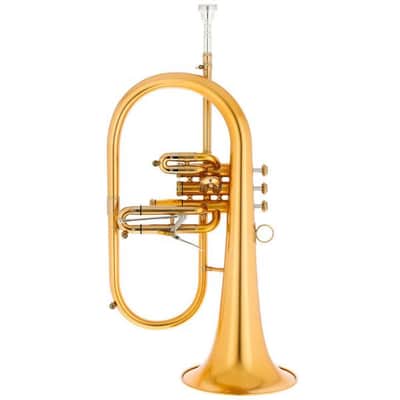 Kühnl & Hoyer "Universal" Flugelhorn Malte Burba 2024 - Matte / Gold Laquer image 3