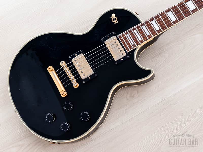 1998 Orville Les Paul Custom LPC-75 Black Beauty Gibson-Licensed, Japan Fujigen image 1