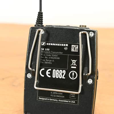 Sennheiser ew 100 G3 Bodypack Wireless System - A Range NO POWER SUPPLY CG01YQR image 15