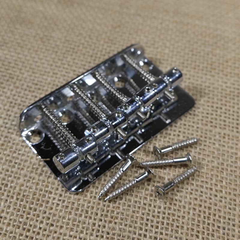 Bridge Chrome, Genuine 2004 Squier P-Bass Affinity Same Day Shipping #DV02 image 1