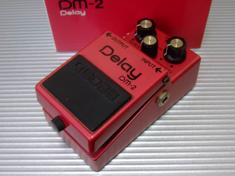 The First Year 1981 Early Version MN3005 Boss DM-2 Delay w/ Original Box / MIJ Made in Japan (Black Label) image 1