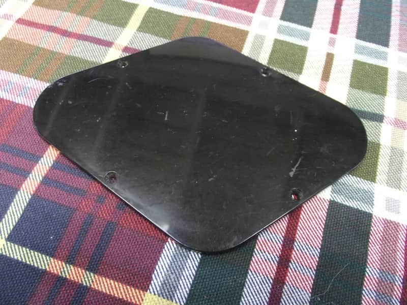 Black 1990s Relic Genuine Gibson Les Paul Control Cover Plate image 1