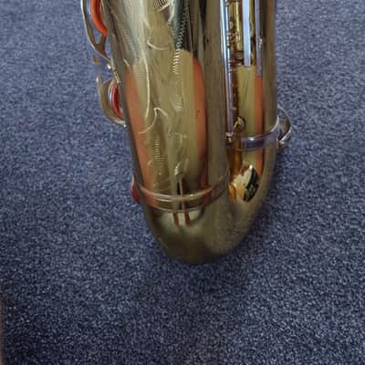 Borgani 0166S Vintage Tenor Saxophone 1980s - Gold Lacquer with Silver Nickel Keys image 7