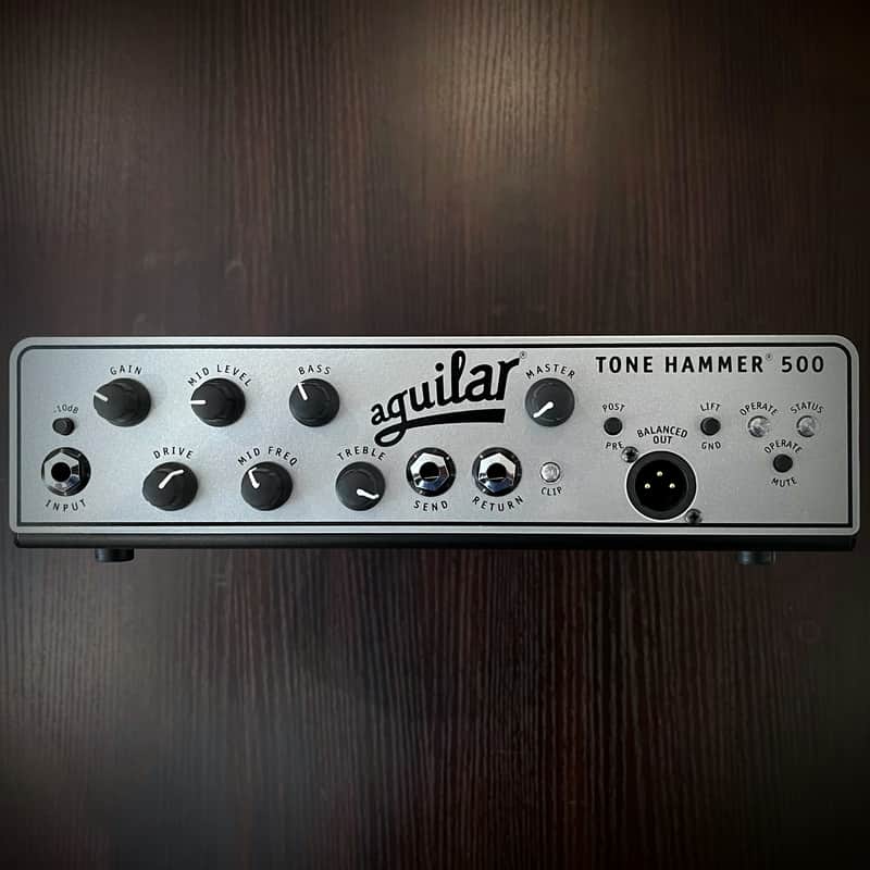 Aguilar Tone Hammer 500 Super Light 500-Watt Bass Amp Head 2011 - 2019 Aluminum Bild 1