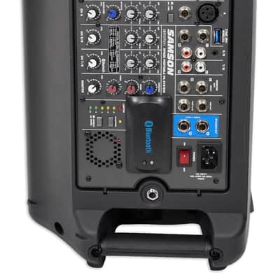 Samson Expedition XP800 800w Portable 8" PA DJ Speaker System+8-ch Powered Mixer image 15