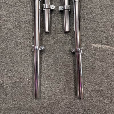 Pearl Double Tom Holder / Mount Chrome Drum Hardware B-Stock image 1