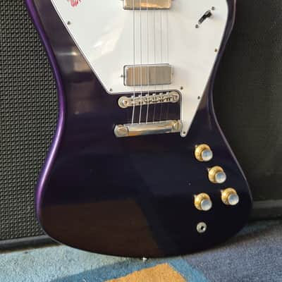 Gibson '65 Non-Reverse Firebird V Custom Shop VOS Stop Bar 2023 - Candy Apple Purple image 4