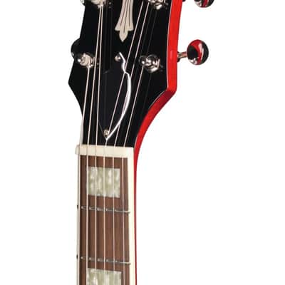 Guild Starfire V - Cherry Red - Semi-Hollow Body Electric Guitar with Case image 8