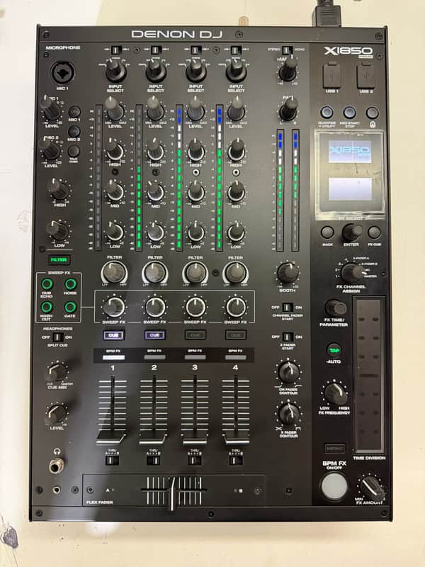 Denon X1850 Prime 4-Channel Digital Mixer 2020 - Present - Black image 1
