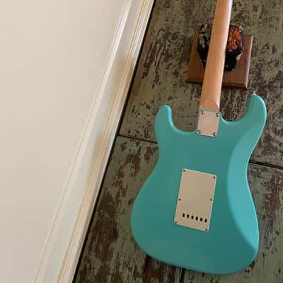 2022 Partscaster S-Type - Seafoam Green Nitro - Alder Body image 19