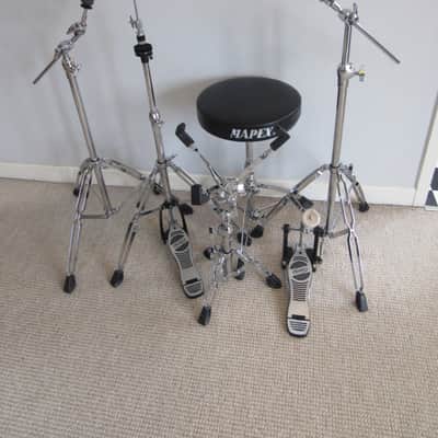 Mapex V Series Black Drum Kit with Hadware Jazz/Child/Portable -18" BD, 8"+10" TT, 12"+14" FT, 12"SN image 18