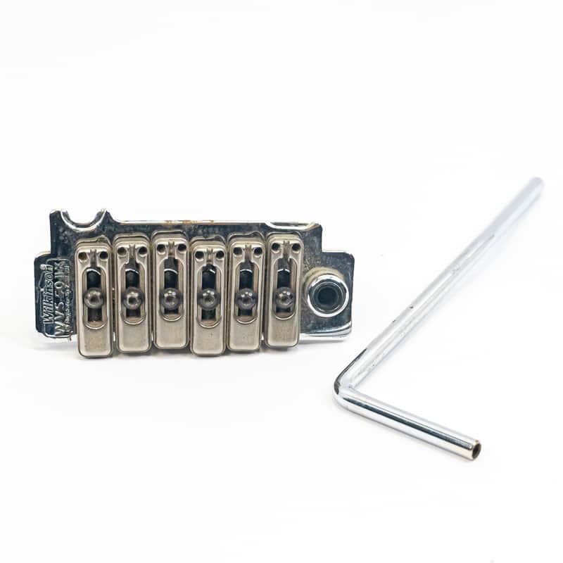 Wilkinson WVS50IIK 52.5mm 2-Point Tremolo Bridge Chrome for Strat Guitar image 1