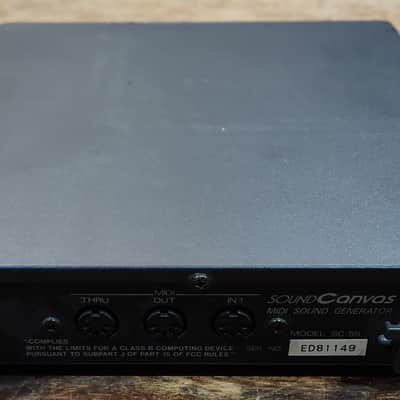 Roland SC-55 Sound Canvas 24 Note Poly Synth 1991-93 Japan image 5
