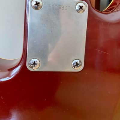 Rare Blade Levinson PJ Bass 1990 Cherry Burst, Maple top. image 7