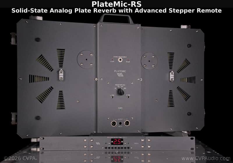 CVPA PlateMic-RS - Compact Analog Stereo Plate Reverb w/Remote Control & SDS - PREORDER image 1