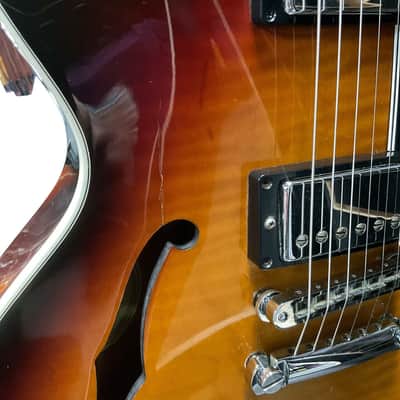 Used Gibson Roadworn ES-137 Classic Memphis Auction Guitar Tri-Burst image 13