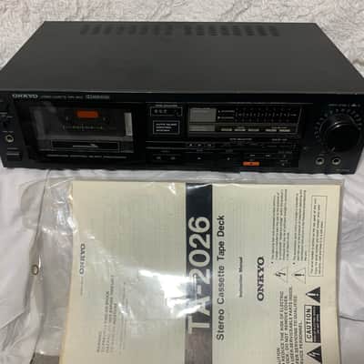 Onkyo TA-2026 Vintage Stereo Cassette Tape Deck Black Dolby B/C *NEEDS REPAIR* image 9