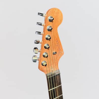 Fender American Acoustasonic Jazzmaster All-Mahogany Acoustic-Electric Guitar - Natural image 6