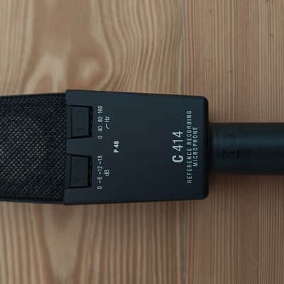 AKG C414 XLS Large Diaphragm Multipattern Condenser Microphone 2010s - Black image 3