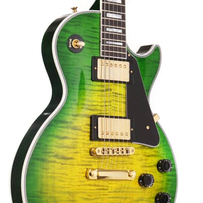 Gibson Custom Shop Les Paul Custom Iguana Burst Gloss Made 2 Measure 2025 Repaired image 17