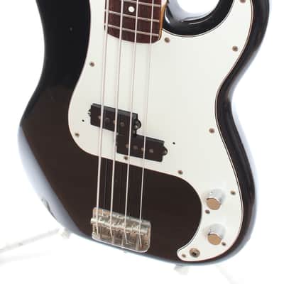 1983 Squier Precision Bass '62 Reissue black JV series image 3