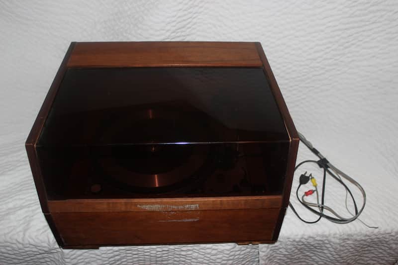 Dual 1019 Turntable in Wood Case - For Parts/Repair Sep26 #T