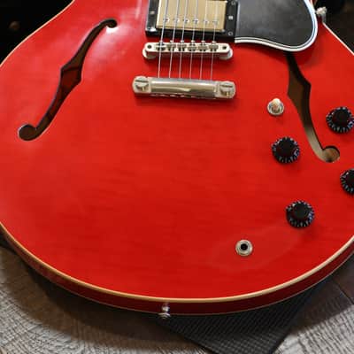 2011 Gibson ES-335 Dot Semi-Hollow Electric Guitar Figured Cherry Red + OHSC image 5