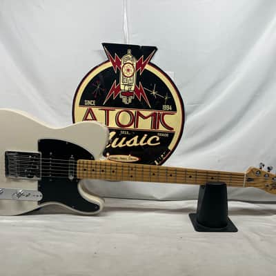Fender Deluxe Nashville Telecaster Tele Electric Guitar - White Blonde image 1