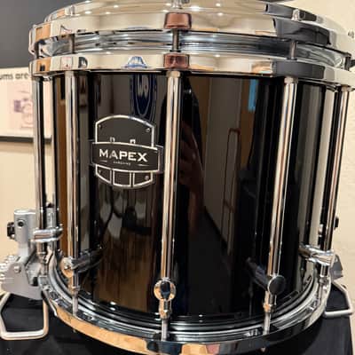 ~NEW!~ Mapex Quantum Mark II Classic 12x14 Marching Snare Drum in Gloss Black (Rm4) image 2