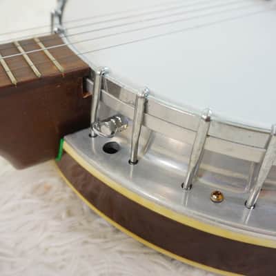 Pirles FB-5R 5-String Banjo w/ 5th String Capo & Chipboard Case image 13