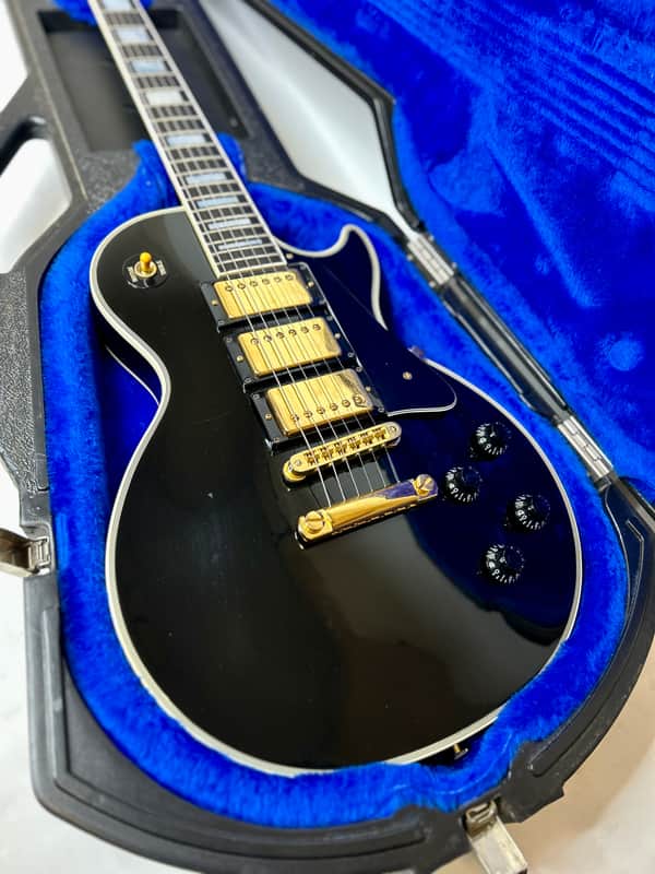 1984 Gibson Les Paul Custom "Black Beauty" w/Added Middle Pickup- Ebony image 1