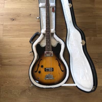 RARE left handed Gibson Midtown bass  2013 Sunburst image 2