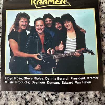 Kramer Ripley Hang Tag 1984 - Eddie Van Halen Floyd Rose image 2
