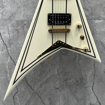 Jackson Pro Rhoads RRT-3, Ebony Fingerboard, Ivory with Black Pinstripes 2914311557 image 1