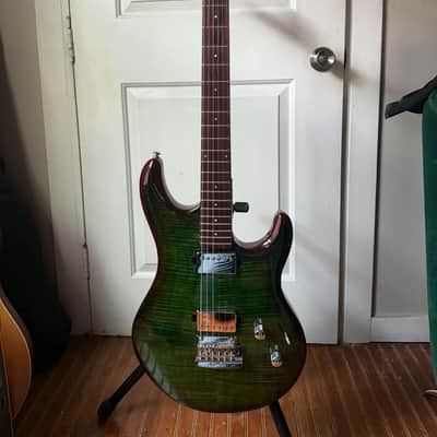 Ernie Ball Music Man Luke III Luscious Green Flame image 3