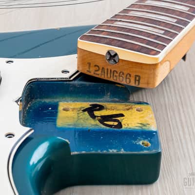 1966 Fender Electric XII Vintage 12-String Guitar Lake Placid Blue, 100% Original w/ Case image 17