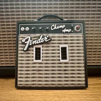 Bbguitar Fender Champ Amp Inspired Switch Plate 2025 - Blackface image 1