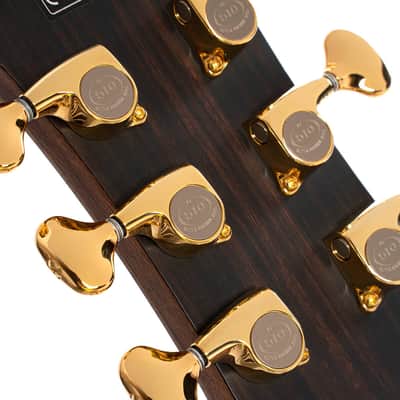 Cort MODERNBLACK Masterpiece Series Modern Concert Body Solid European Sitka Spruce Top Walnut Reinforced Mahogany Neck 6-String Acoustic-Electric Guitar w/Hard Case image 22