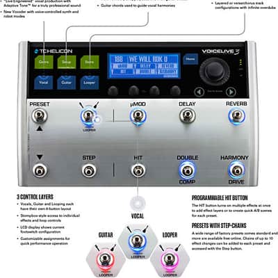 TC Helicon VoiceLive 3 Multi-Effect & Vocal Unit image 3