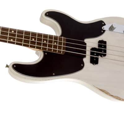 FENDER - Mike Dirnt Road Worn Precision Bass  Rosewood Fingerboard  White Blonde - 0138410701 image 5