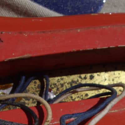 Fender Jazz Bass 1966 - Fiesta Red Matching Headstock image 12