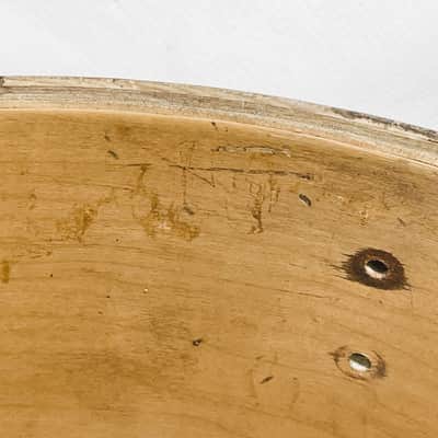 Ludwig 16" X 22" 81-83 6 Ply Maple White Cortex Bass Drum Shell B/O Badge #3084418 - LBDS-701-22-WC image 19