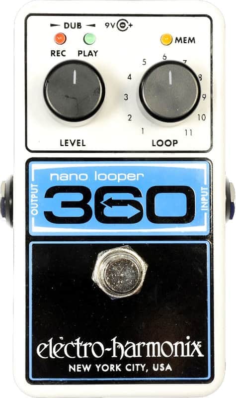 Electro-Harmonix 360 Nano Looper 2014 - Present - Black / White / Blue image 1