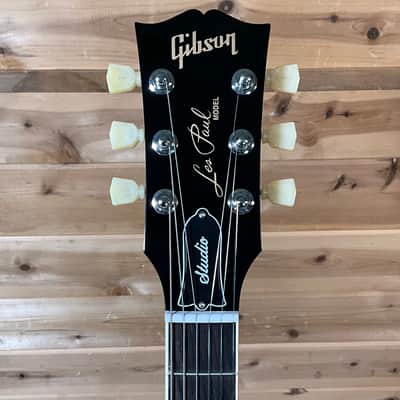 Gibson Les Paul Studio Figured Electric Guitar - Iced Tea image 3